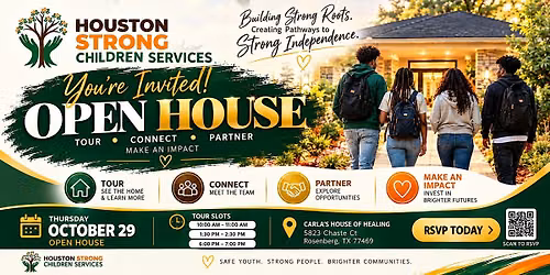 Houston Strong Children Services- SIL Open House