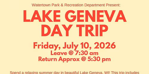 Lake Geneva Day Trip