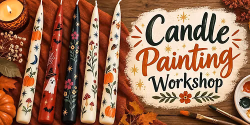 Spooky Candle Painting Workshop