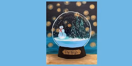 Paint and Sip Magical Snowfall