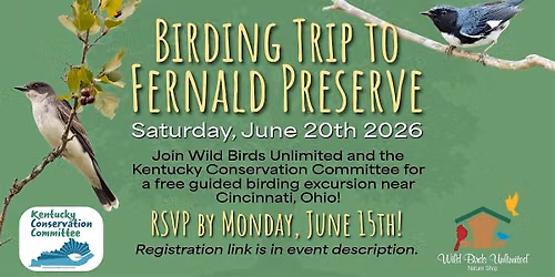 Birding Trip to Fernald Preserve