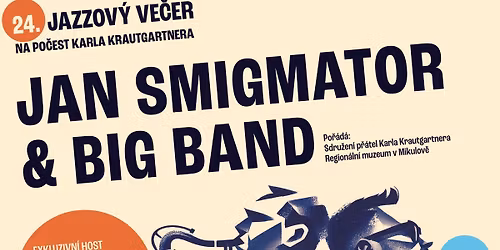 JAN SMIGMATOR & BIG BAND, Scott Hamilton, 24. Jazzov\u00fd ve\u010der na po\u010dest Karla Krautgartnera