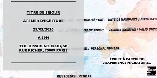 [ATELIER] Titre de s\u00e9jour