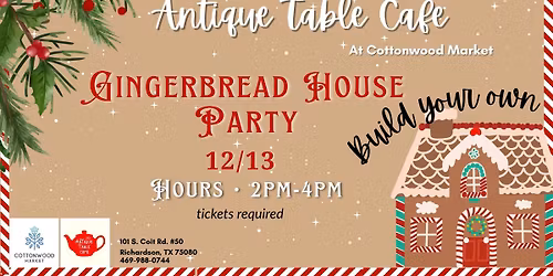 Build a Gingerbread House Party