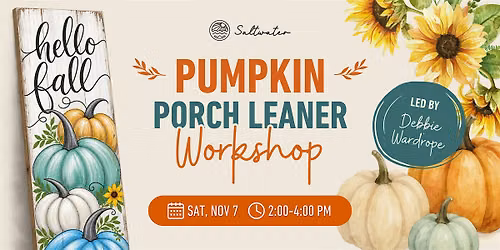 Pumpkin Porch Leaner Workshop