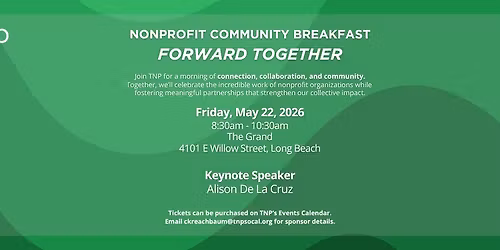 TNP's Nonprofit Community Breakfast - Forward Together