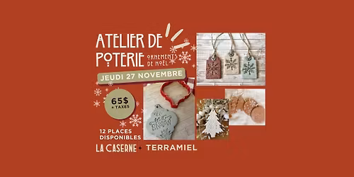 Atelier de poterie Terramiel - Ornements de No\u00ebl