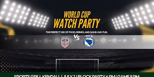 USA vs. Bosnia and Herzegovina Watch Party