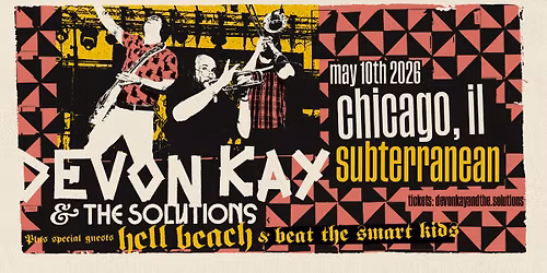 Devon Kay & The Solutions with Hell Beach & Beat The Smart Kids at Subterranean (Downstairs)