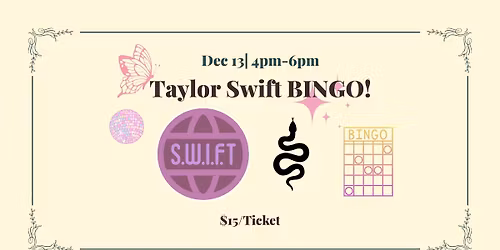\u2728 Taylor Swift BINGO