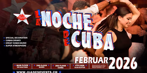 \u2605 LA NOCHE DE CUBA \u2605 2026 DJ Rumbero DJ Besi Bananenreiferei by Juanes