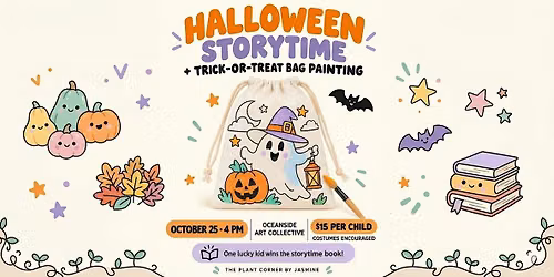 Halloween Storytime & Trick-or-Treat Bag Painting