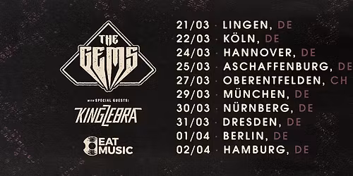The Gems - Slithering Through Europe | Hamburg