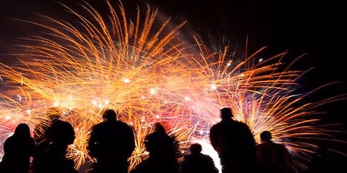 FREE ADMISSION BONFIRE AND FIREWORKS PARTY WITH LIVE MUSIC BY THE FORFEITS!