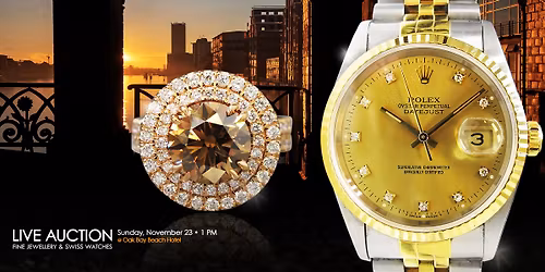 Live\/In-Person Auction in Oak Bay\/Victoria - Jewellery & Watches - Sunday November 23rd 1pm
