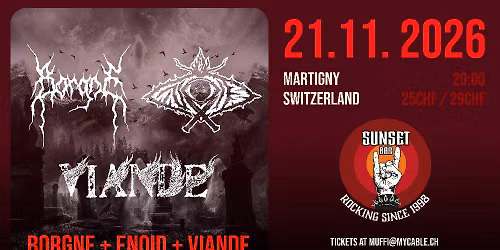 Borgne\/Enoid\/Viande@Sunset