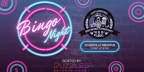 (FREE!) Bingo Night @ Gatlinburg Brewing Company - Sevierville