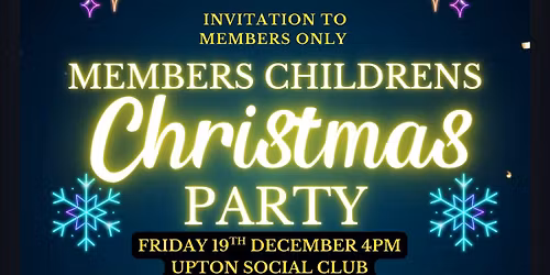 Members Children\u2019s Christmas Party