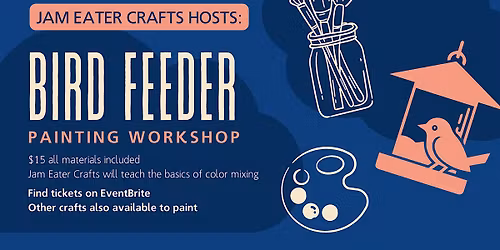Bird Feeder Painting with Local Crafter