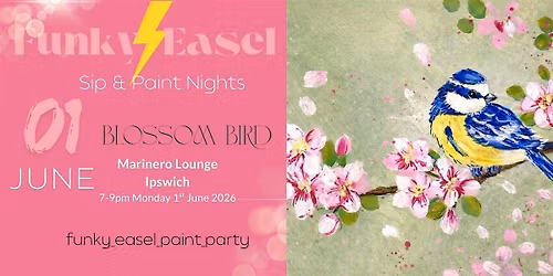 The Funky Easel Sip & Paint Party at Marinero Lounge
