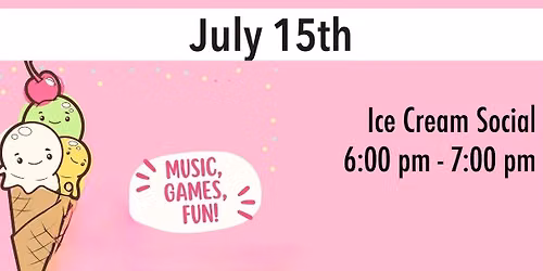 Ice Cream Social