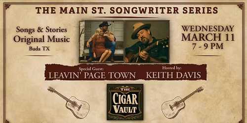 Leavin' Page Town @ The Main St. Songwriter Series