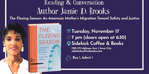 Reading and Conversation with Author Jamie D. Brooks | The Fleeing Season