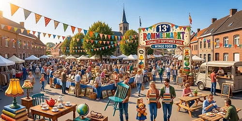 13e Rommelmarkt tijdens Winge Foor