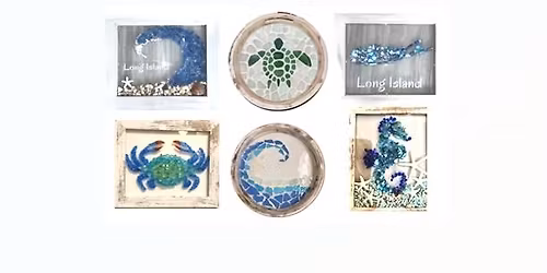 Beach Glass & Mosaic Tray Craft Workshop at Amsterdam (aka Meetball Place) in Patchogue