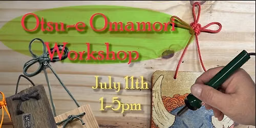 7\/11 Crafting an Otsu-e Omamori (Oni Protection Charm) by Crystal Garrett
