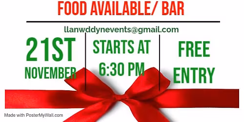 The Llanwddyn Christmas Market 