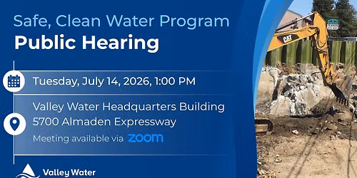 Public Hearing: Safe, Clean Water Program