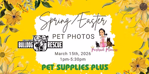 2026 SPRING\/EASTER PET PHOTOS @ PET SUPPLIES PLUS-BETHEL PARK