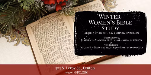Wednesday Winter Women's Bible Study