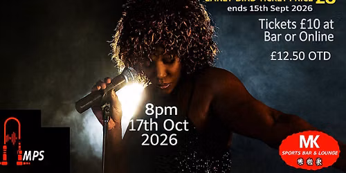 Tina Turner Tribute - 17th Oct 2026