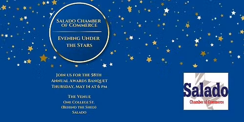 58th Annual Salado Chamber Awards Banquet