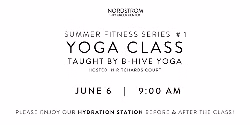 Yoga Class Led by B-Hive Yoga | Summer Fitness Series #1