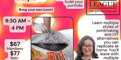 Printmaking Teen Master Art Workshop with Abby Reed