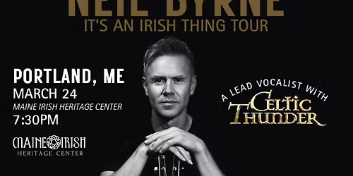 It's An Irish Thing - Neil Byrne in Concert