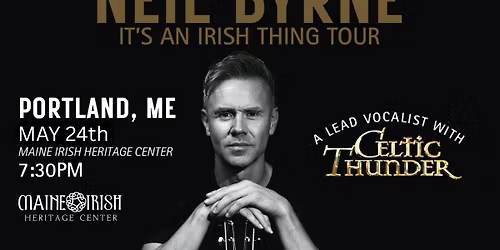 It's An Irish Thing - Neil Byrne in Concert