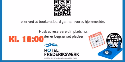 Bingo & Buffet p\u00e5 Hotel Frederiksv\u00e6rk