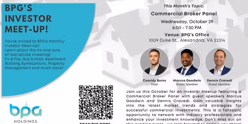 BPG's October Investor MeetUp!