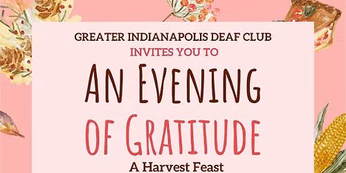 An Evening of Gratitude - Harvest Feast