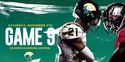 Norfolk State Spartans at North Carolina Central Eagles Football