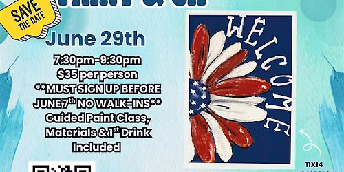June Fox & Hound Paint & Sip