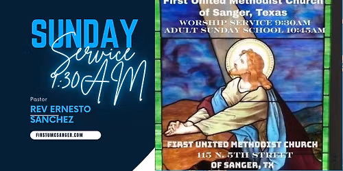 FUMC Sanger Fifth Sunday Covered Dish right after Worship Service