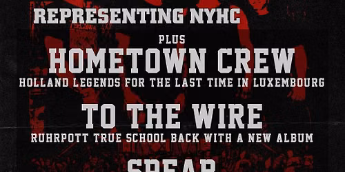 SHUTDOWN (NYHC) + supports @ MK BAR BELVAL