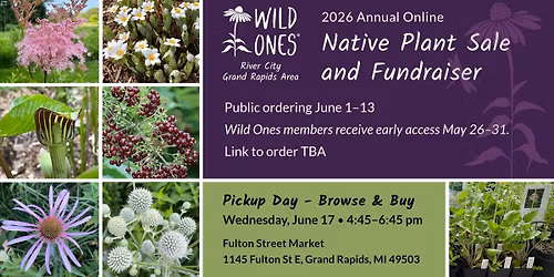 2026 Annual Online Native Plant Sale and Fundraiser