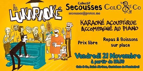 Le Lukaraok\u00e9 \u00e0 la Colo ! (Karaok\u00e9 acoutique au piano !)