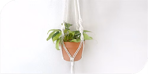 Macram\u00e9 Plant Hanger Workshop